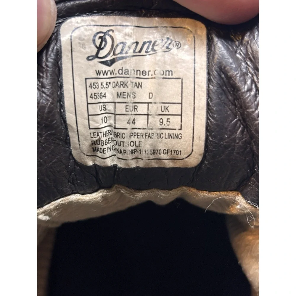 Danner Mens TFX Hiking Boots Leather Dark Brown 5.5